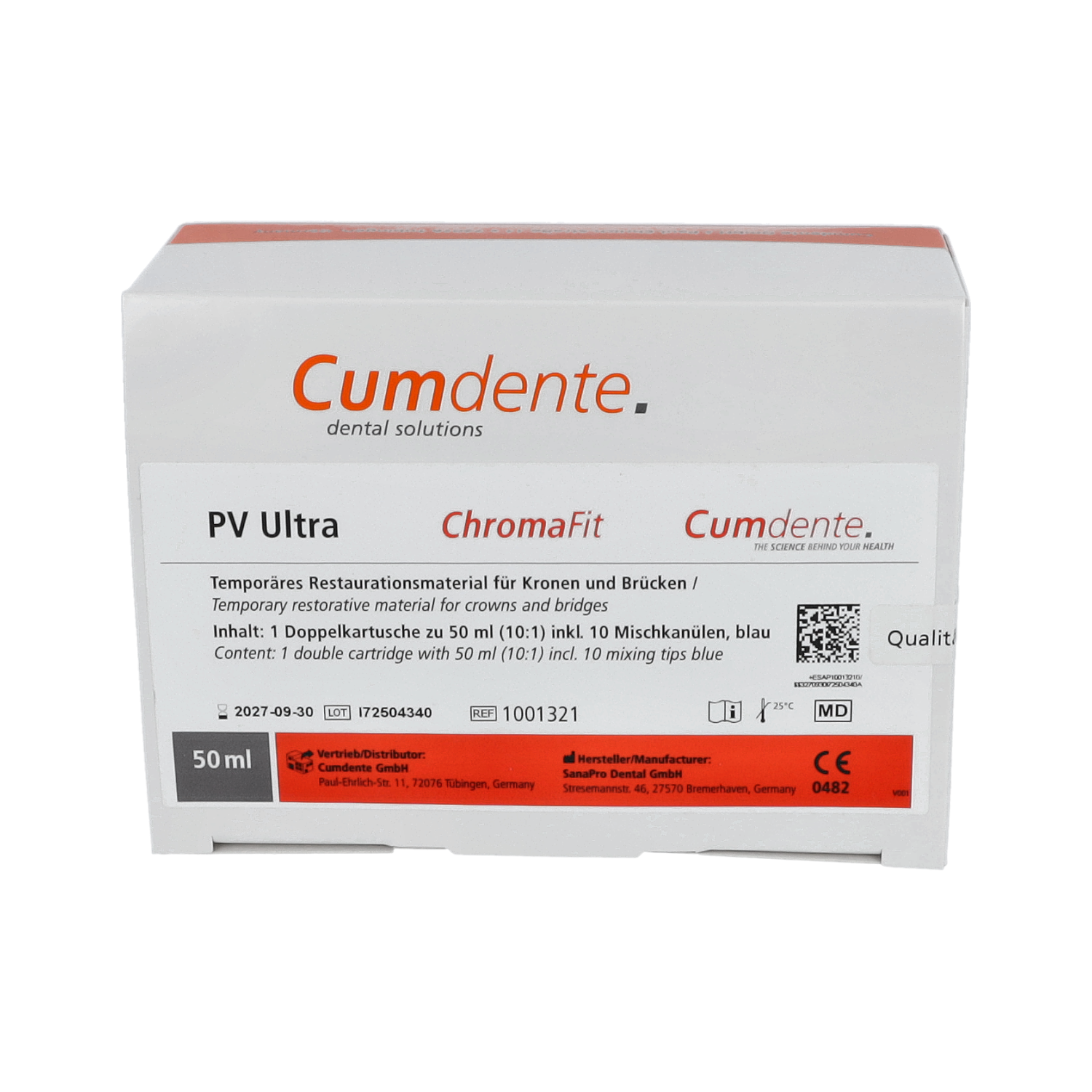 Cumdente PV Ultra ChromaFit (Nachfolger PV Pro) | 410416