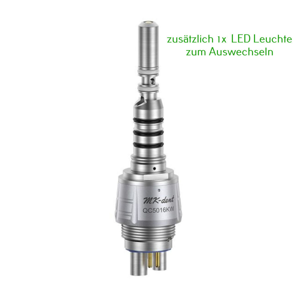 MK-dent Kupplung, Wasserregulierung, Xenon Art. zzgl. 1 LED Nr. QC5016KW -Chrom- – Anschluss KaVo | 430548
