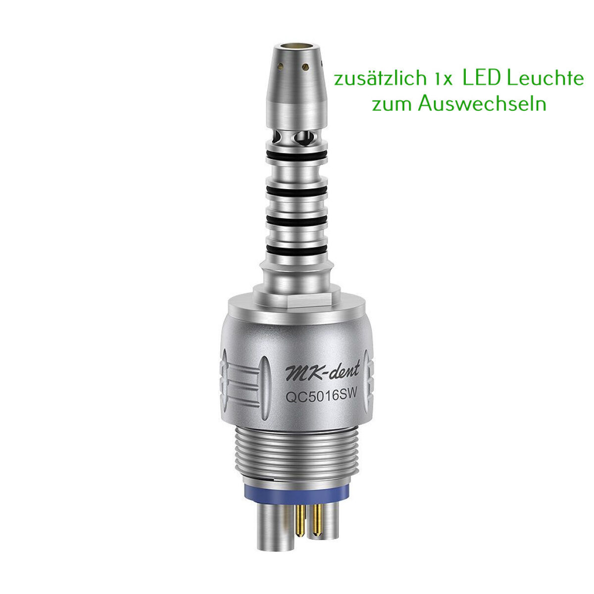 MK-dent Kupplung, Xenon, Wasserregulierung, zzgl. 1x LED Art.Nr. QC5016SW -Chrom- – Anschluss KaVo | 430545