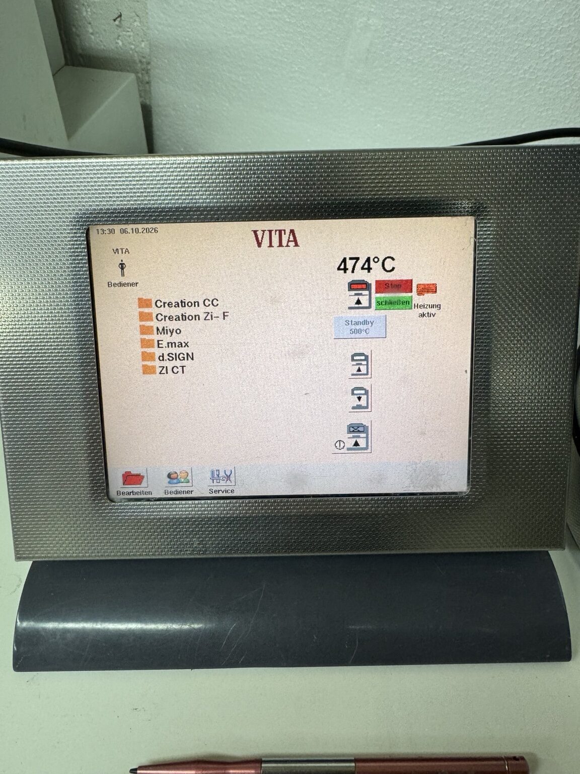 VITA VACUMAT 4000 Premium-T Dentalofen mit Vakuumpumpe & Steuerung | 388218