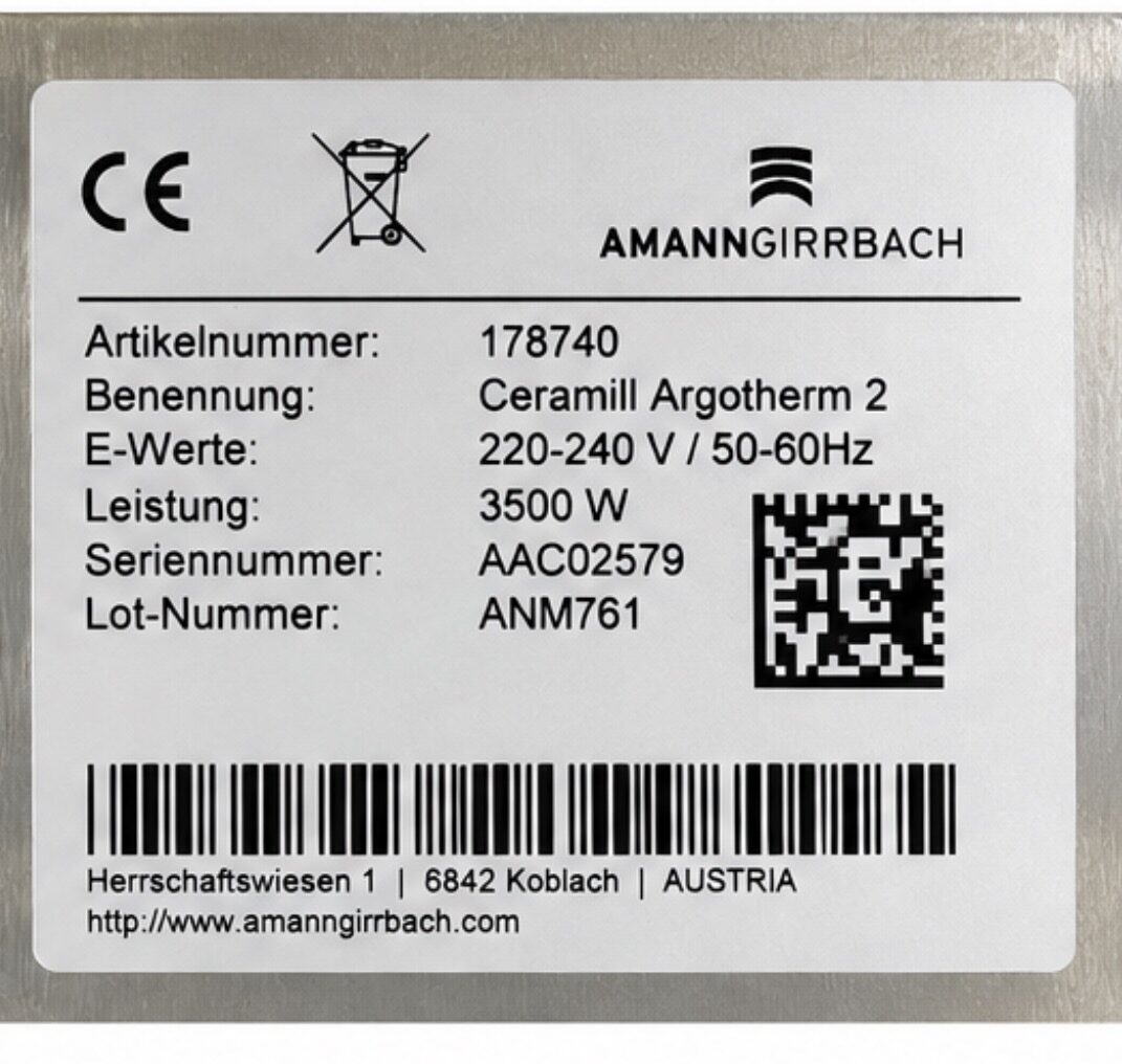 Amann Girrbach Ceramill Argotherm 2 Dentalofen Brennofen 3500 W | 387836
