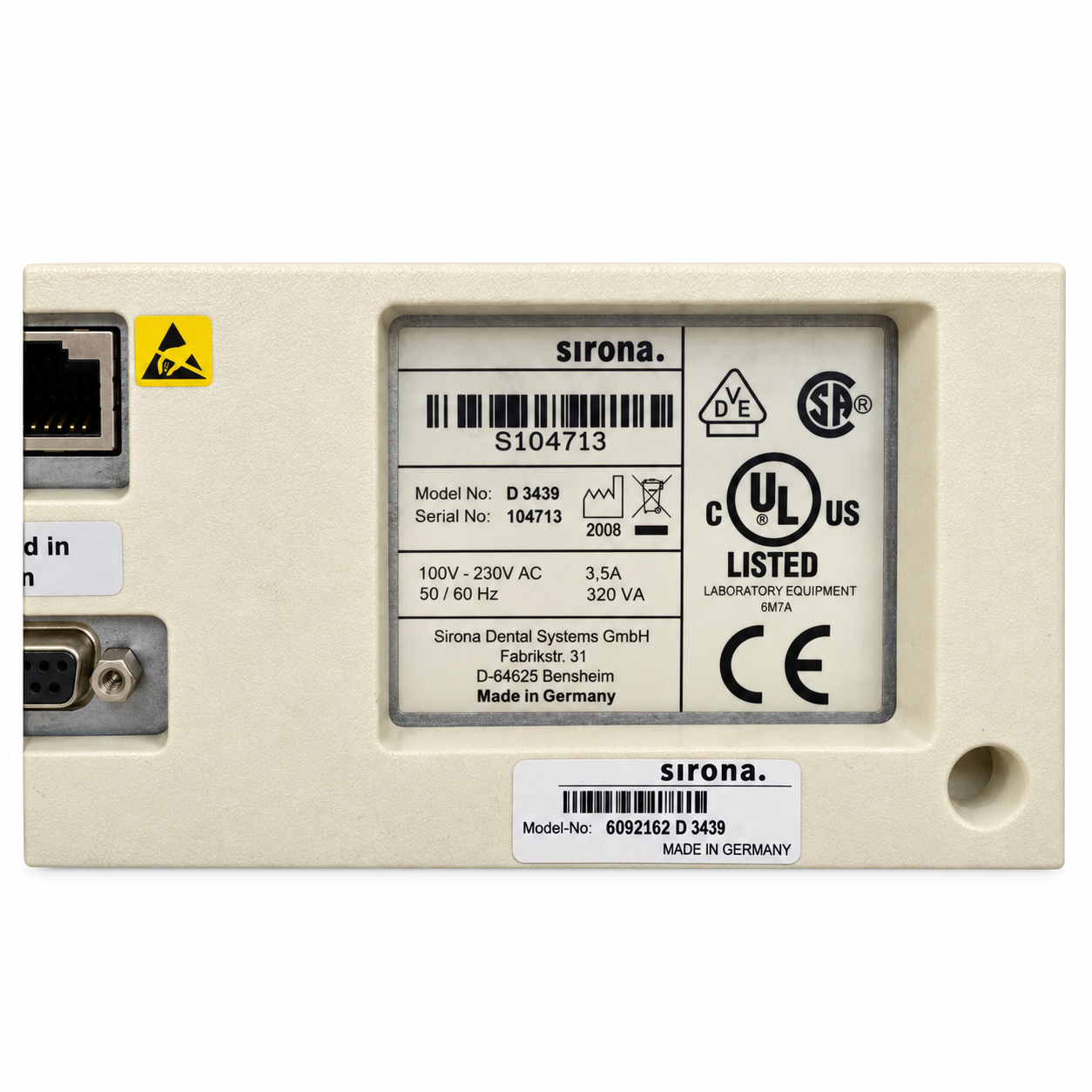 Sirona CEREC MC XL D 3439 Dentalfräsmaschine – gebraucht | 388215