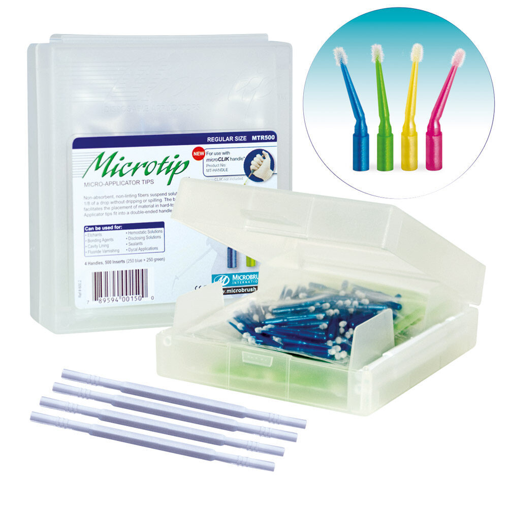 Microbrush regular blau 100St | 429699