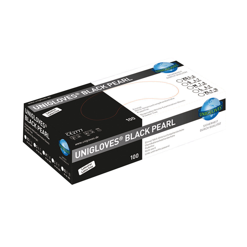 Nitril Black Pearl  S  100St | 429789
