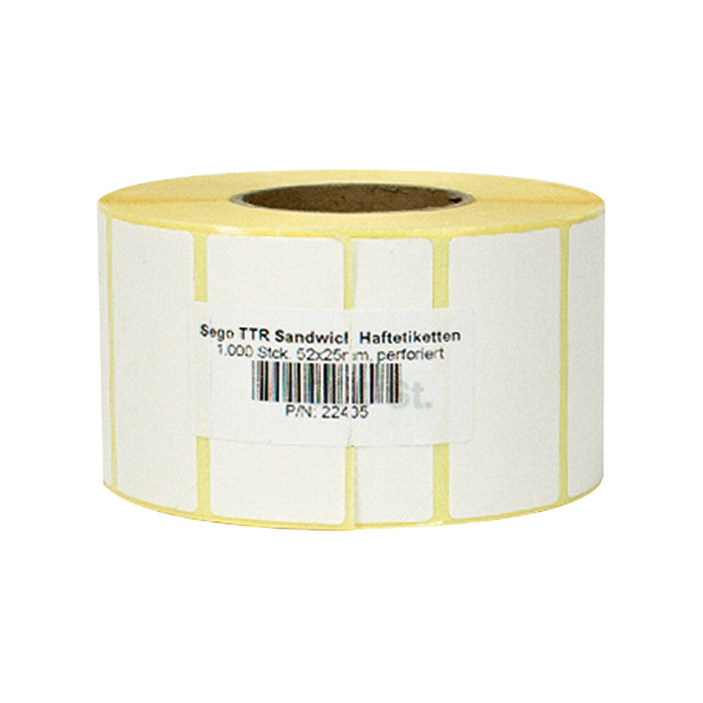 Sego TTR Haftetik. 2-kleb.52x25mm 1000St | 429679