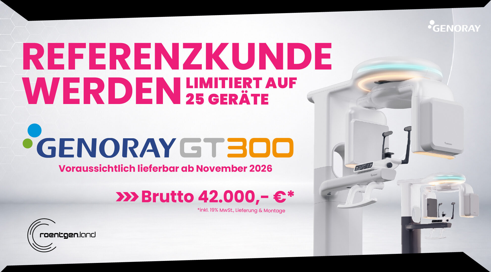 GENORAY GT300 – Referenzkunde werden! Limitiert auf 25 Geräte | NEU! NEU! NEU! NEU! | 389252